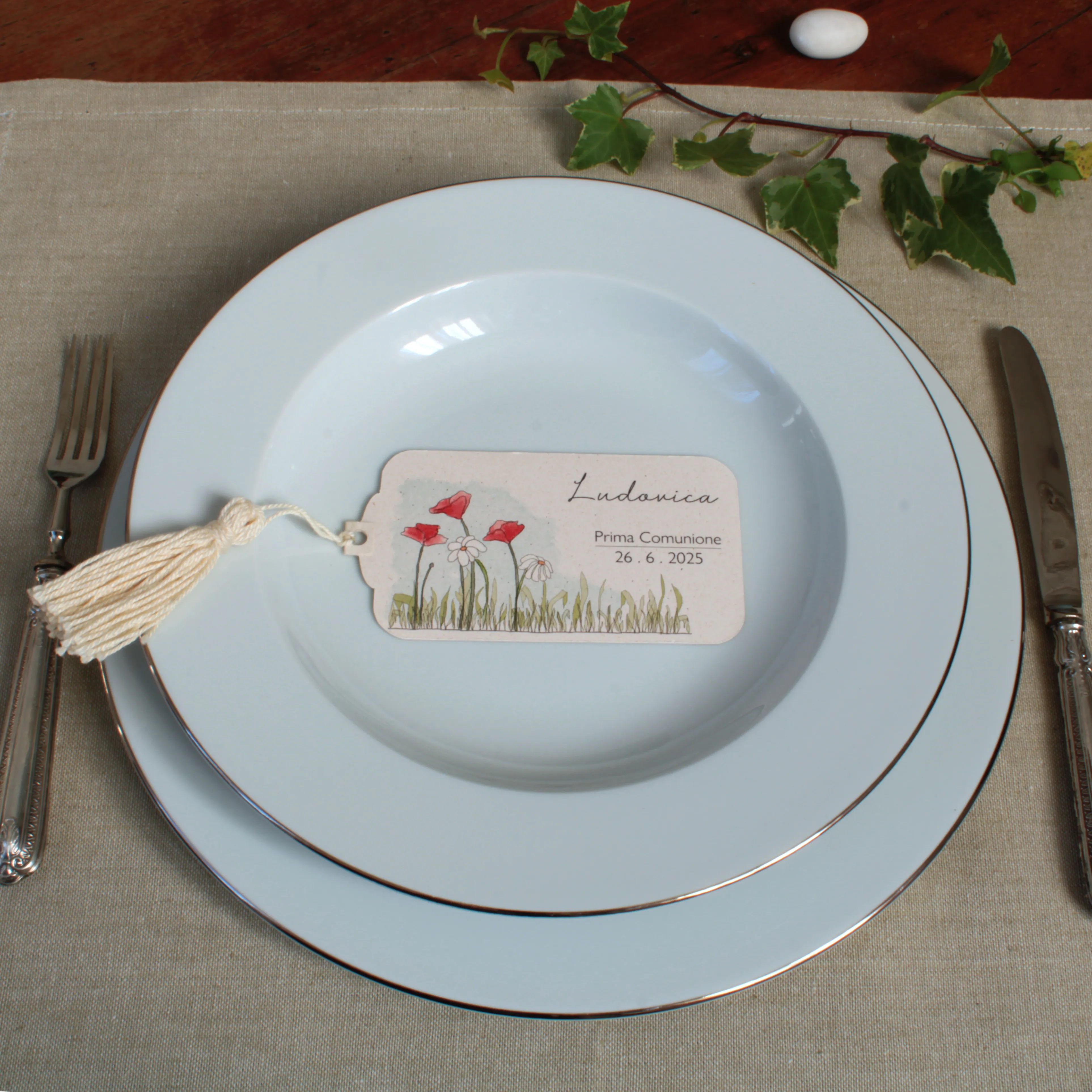 Dettaglio personalizzazione nome invitato