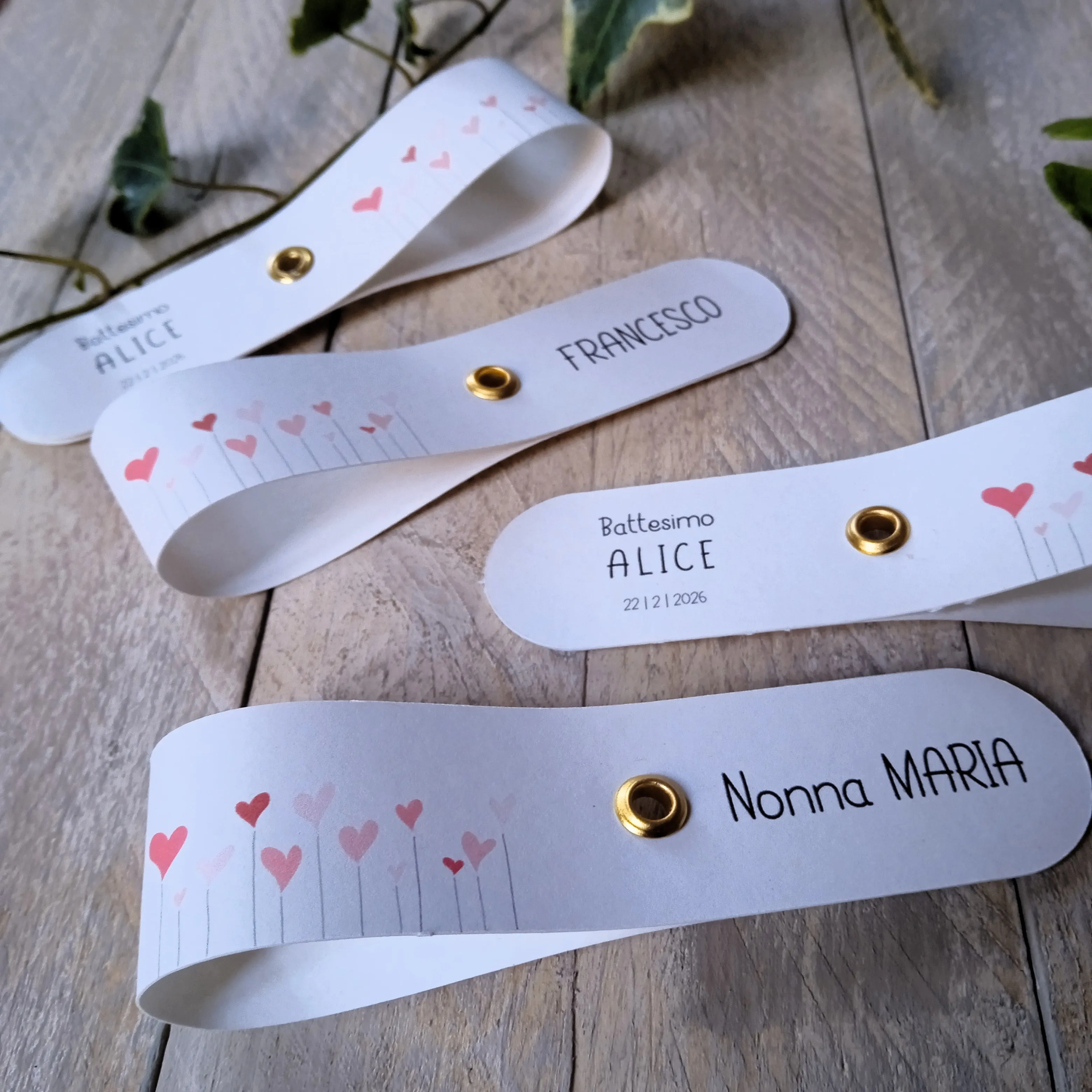 Dettaglio personalizzazione nome invitato